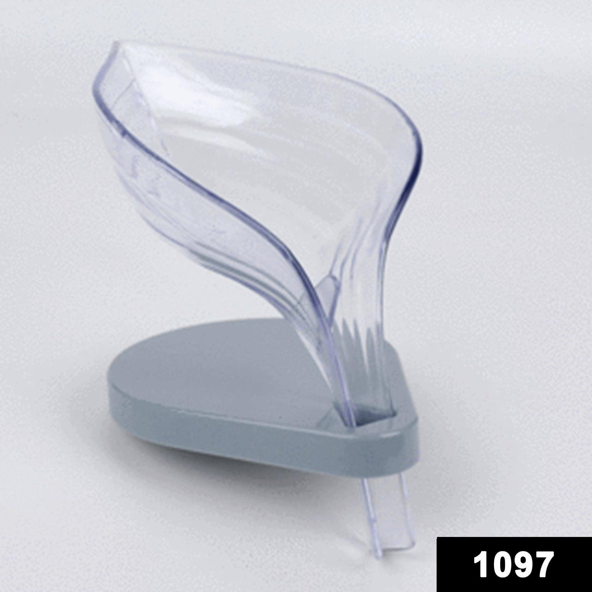 1097 Leaf Shape Soap Box Self Draining Bathroom Soap Holder - click & collect
