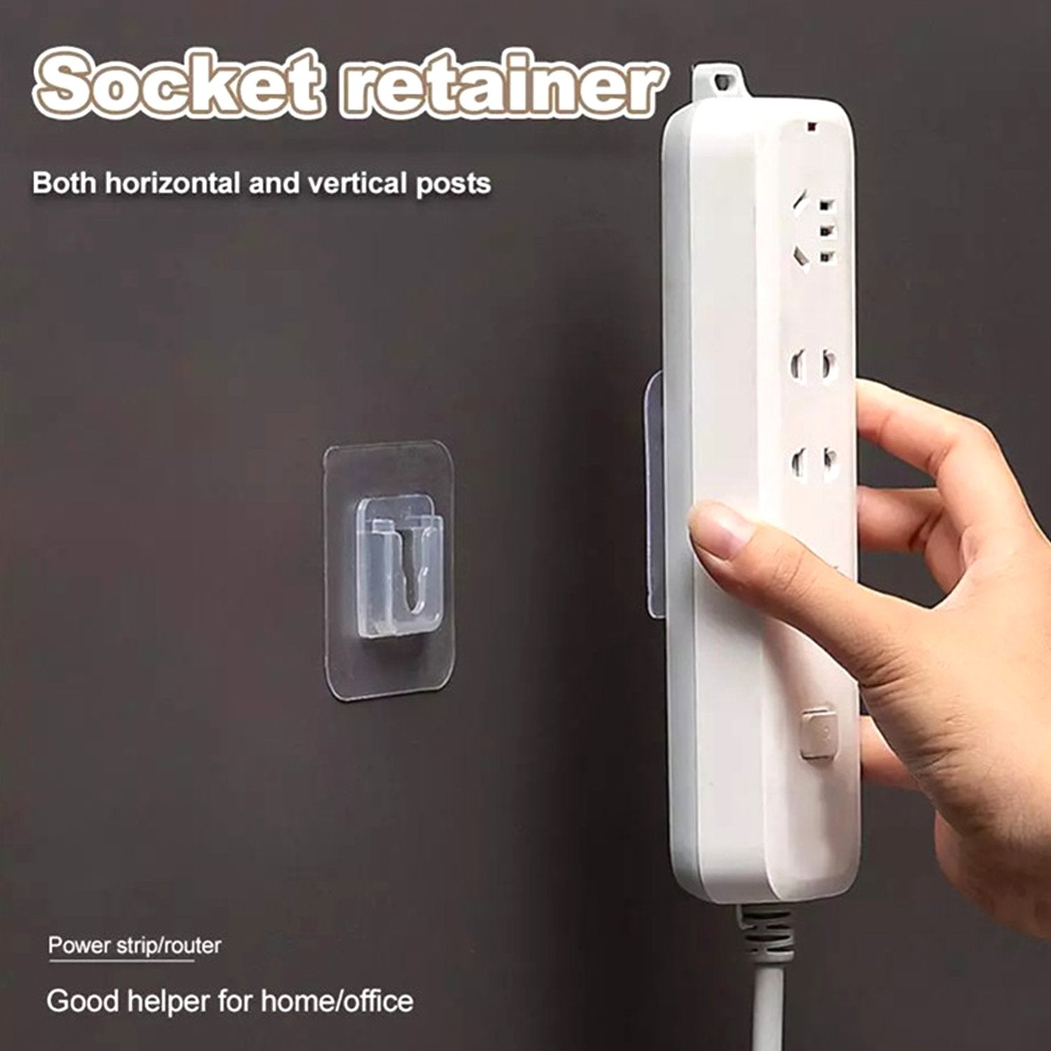 1742 Magic Adhesive Plastic Wall Hooks Heavy Duty Hooks (Pack Of 20) - click & collect