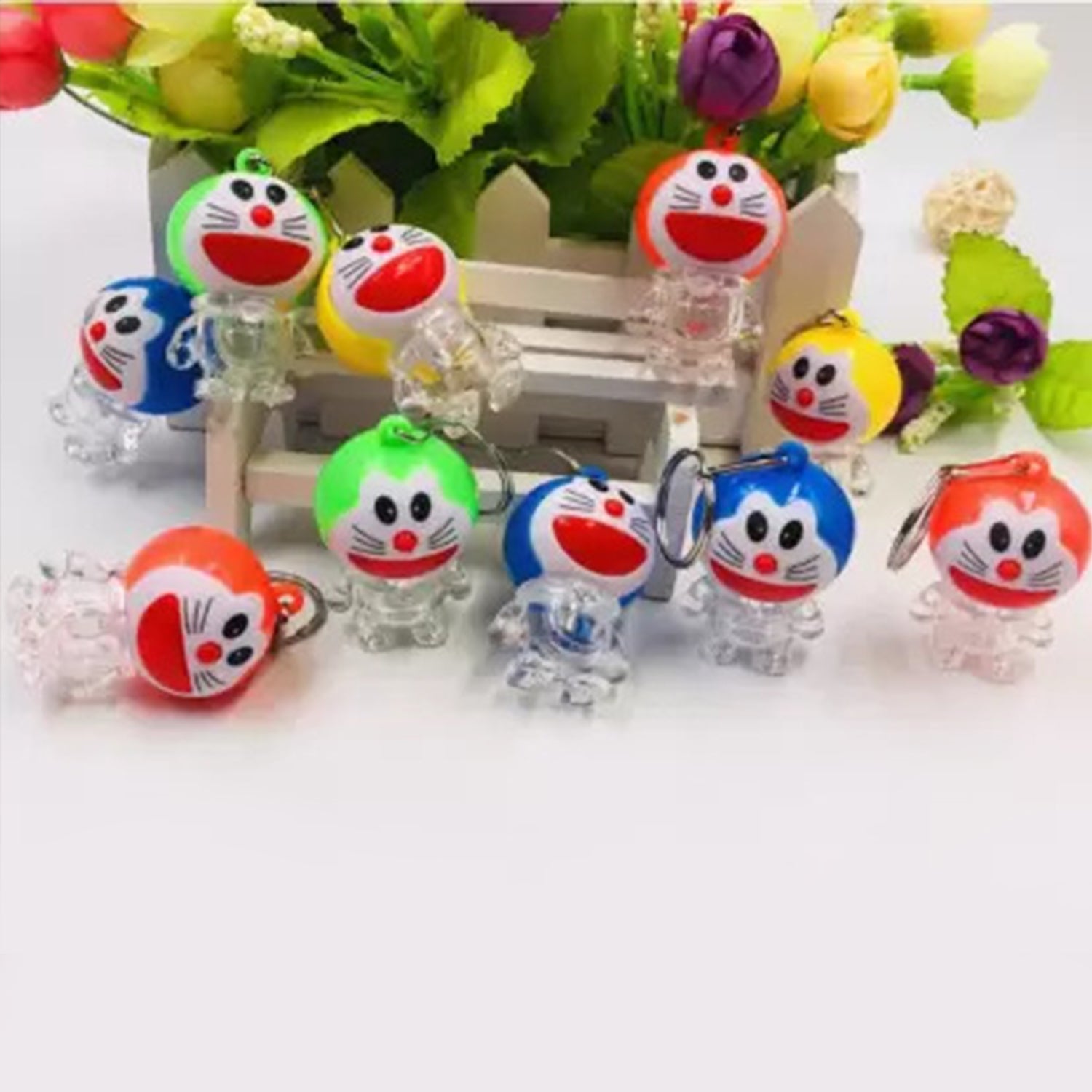 17685 Doremon Lightning Keychain 2 Colored Lightning Keychain (1 Pc) - click & collect