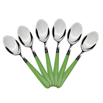 2269 Stainless Steel Spoon With Comfortable Grip Dining Spoon Set Of 6 Pcs - click & collect