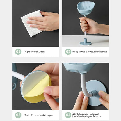 4006 Soap Dish Wall Mounted Soap Dish No - drilling Soap Holder Self Draining Waterfall Soap Tray Bar Soap Holder For Showerbathroom Soap Holder For Shower Adjustable Removable Soap Holder - click & collect