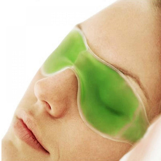 403 Cold Eye Mask With Stick - on Straps (Green) - click & collect