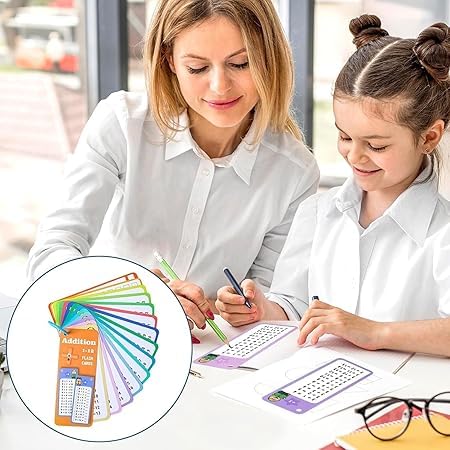 Addition Flash Cards 1–12 for Kids – 15 Educational Math Flashcards for Ages 4–8, Learning Cards for 1st, 2nd, 3rd Grade, Preschool & Home Schooling Use