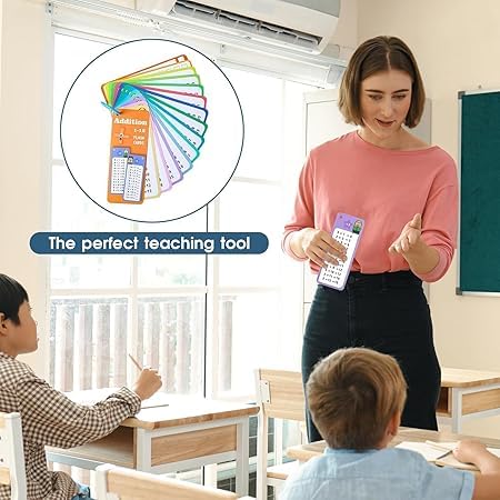 Addition Flash Cards 1–12 for Kids – 15 Educational Math Flashcards for Ages 4–8, Learning Cards for 1st, 2nd, 3rd Grade, Preschool & Home Schooling Use