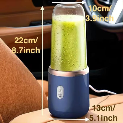 Portable Blender Electric Juicers Fruit Mixers USB Rechargeable Smoothie Mini Personal Juicer 6 Blades 3Gears With 1500 Mah Rechargeable Battery-Smoothie Blender