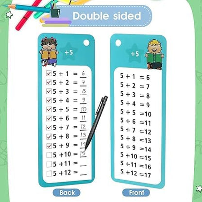 Addition Flash Cards 1–12 for Kids – 15 Educational Math Flashcards for Ages 4–8, Learning Cards for 1st, 2nd, 3rd Grade, Preschool & Home Schooling Use