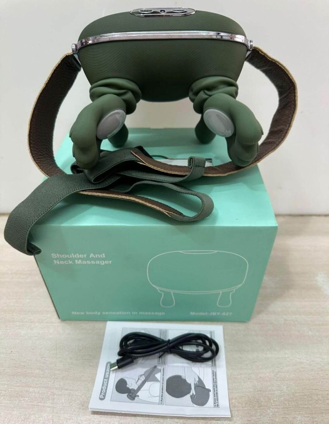 Wireless Heated Shiatsu Neck & Shoulder Massager