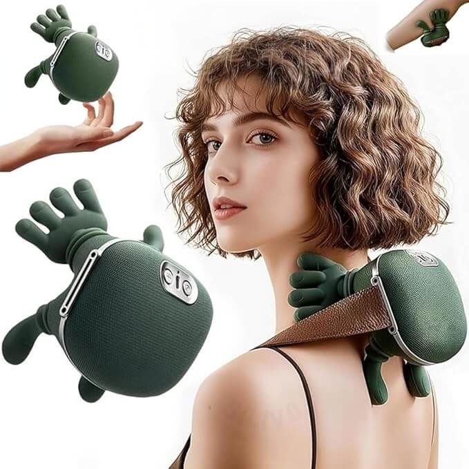 Wireless Heated Shiatsu Neck & Shoulder Massager