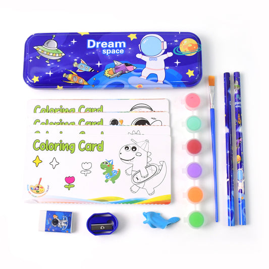 Space Theme Kids Stationery Gift (1 Set)