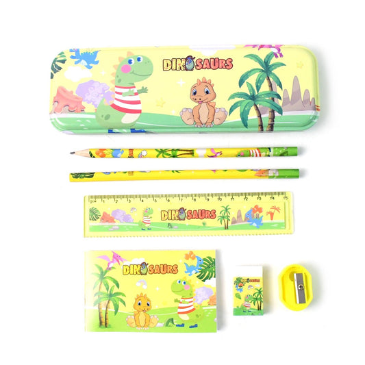 Dinosaur Printed Kids Stationery (Set) - click & collect