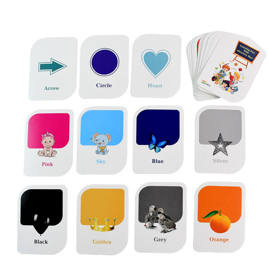 Kidkraft Early Learner 32 - piece Color Amp Shape Flashcard Set - click & collect