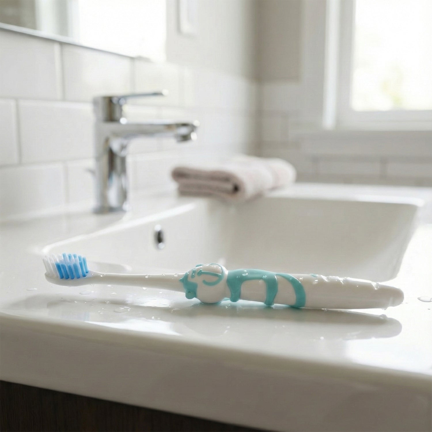 Kids Toothbrush And Helicopter Toy Set - click & collect