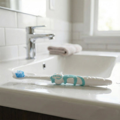 Kids Toothbrush And Helicopter Toy Set - click & collect