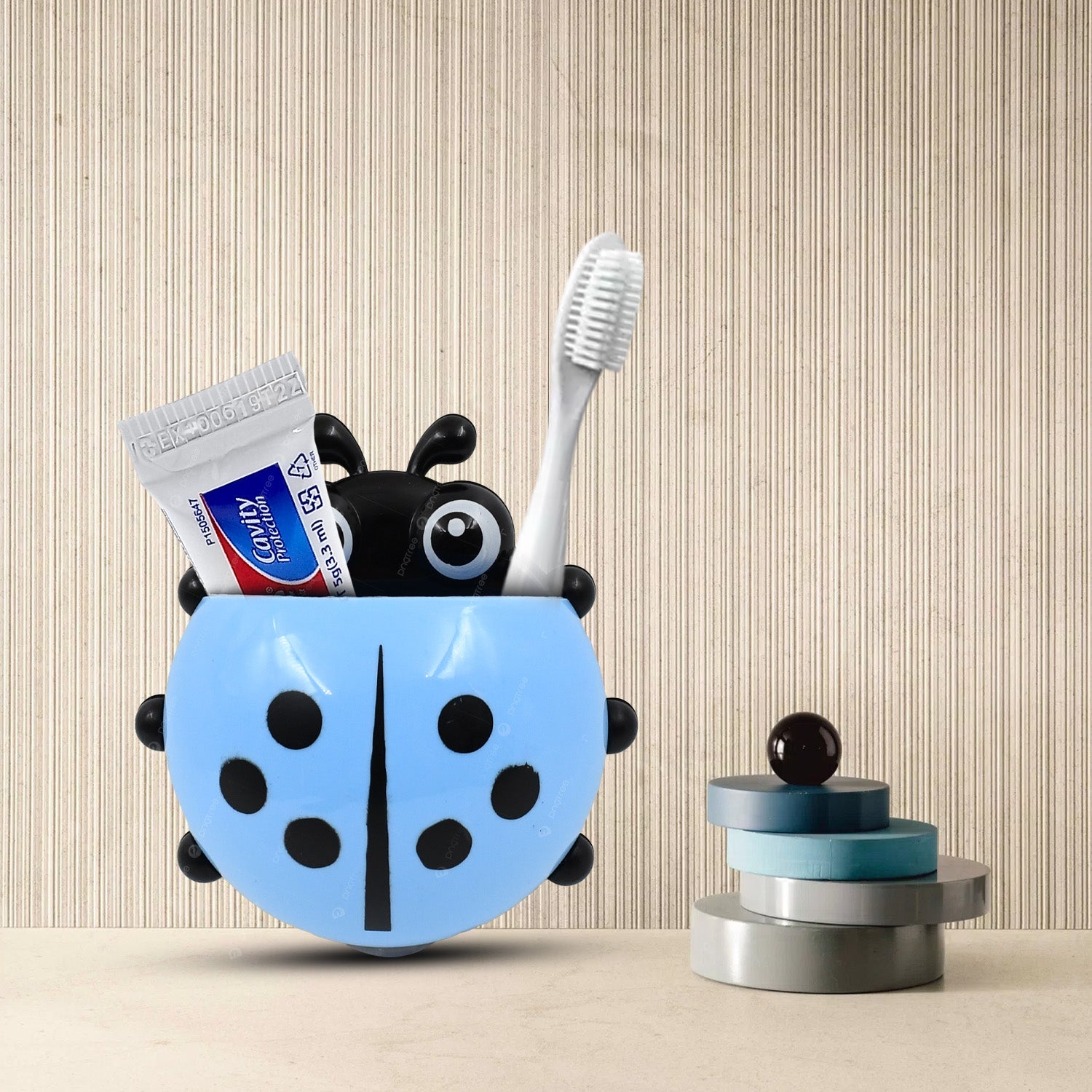 Ladybug Toothbrush Holder (1 Pc) - click & collect