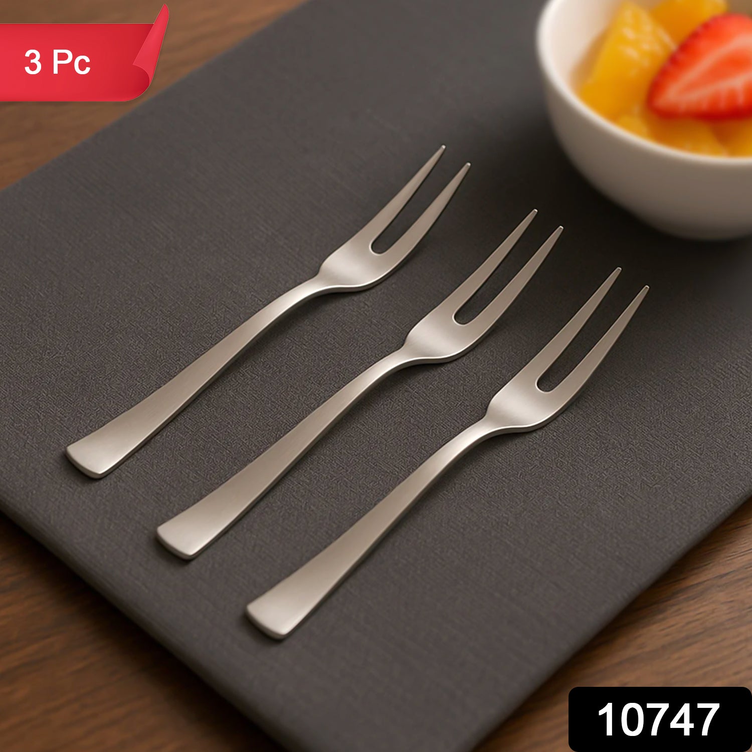 Mini Dessert Fruit Fork - (3 Pc ) - click & collect